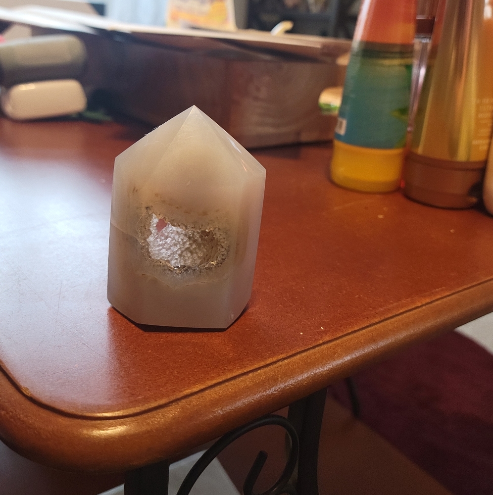 Druzy Agate Tower